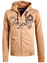 Geographical Norway Sweater Heren Vest Bruin Falluan - S