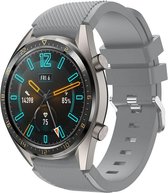 Geschikt voor Huawei Watch GT silicone band - grijs - 46mm