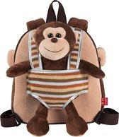 Perletti Reversible Backpack Max Monkey 1,6 Liter Bruin