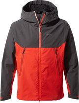 Craghoppers Outdoorjas Trelawney Heren Zwart/rood Mt Xl