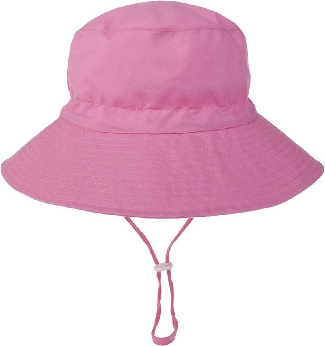 Zonnehoedje Kind Rond Roze Maat 3-8 jaar