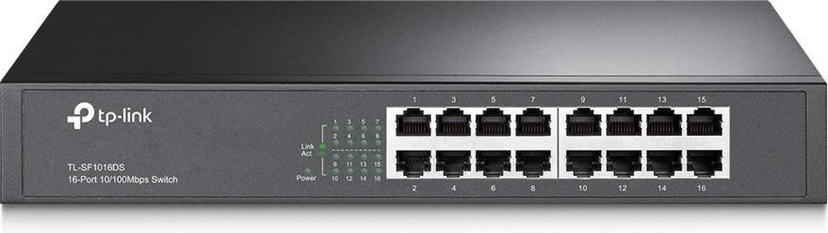 TP-Link TL-SF1016DS - Netwerk Switch - Unmanaged