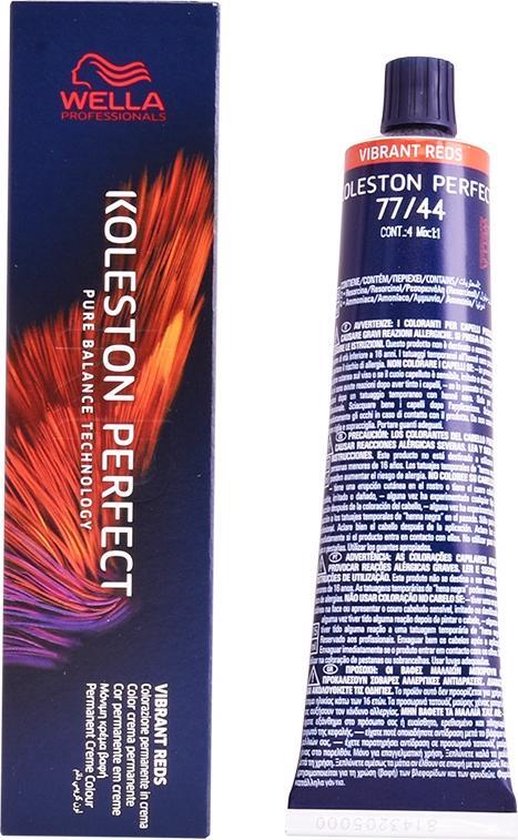 Permanente Kleur Koleston Perfect Wella Nº 77.44 (60 ml) | bol