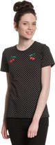 Pussy Deluxe Top -XXL- Mini Dots Basic Zwart