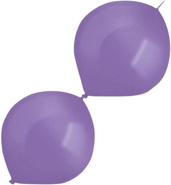Amscan Slingerballonnen 15 Cm Latex Parel Paars 100 Stuks