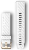 Garmin Quick Release Siliconen Horlogebandje  - 22mm Wearablebandje met Snelwisselsluiting - Wit