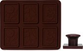 Patisse Koekjes-kit Chocolade 20 X 14 Cm Siliconen Bruin 2-delig