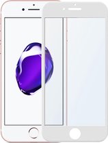 Iphone 7 Plus / 8 Plus - Full Cover - Screenprotector - Wit - Inclusief 1 extra screenprotector