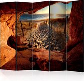 Kamerscherm - Scheidingswand - Vouwscherm - Cave: Beautiful Beach II [Room Dividers] 225x172 - Artgeist Vouwscherm