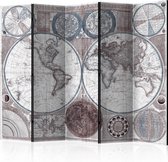 Kamerscherm - Scheidingswand - Vouwscherm - Terraqueous Globe [Room Dividers] 225x172 - Artgeist Vouwscherm