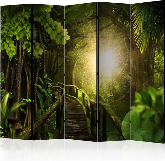 Foto: Kamerscherm scheidingswand vouwscherm heart of forest ii room dividers 225x172 artgeist vouwscherm