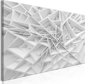 Schilderijen Op Canvas - Schilderij - Complicated Geometry (1 Part) Narrow 150x50 - Artgeist Schilderij