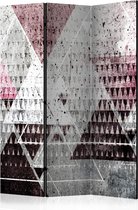 Kamerscherm - Scheidingswand - Vouwscherm - Triangles [Room Dividers] 135x172 - Artgeist Vouwscherm