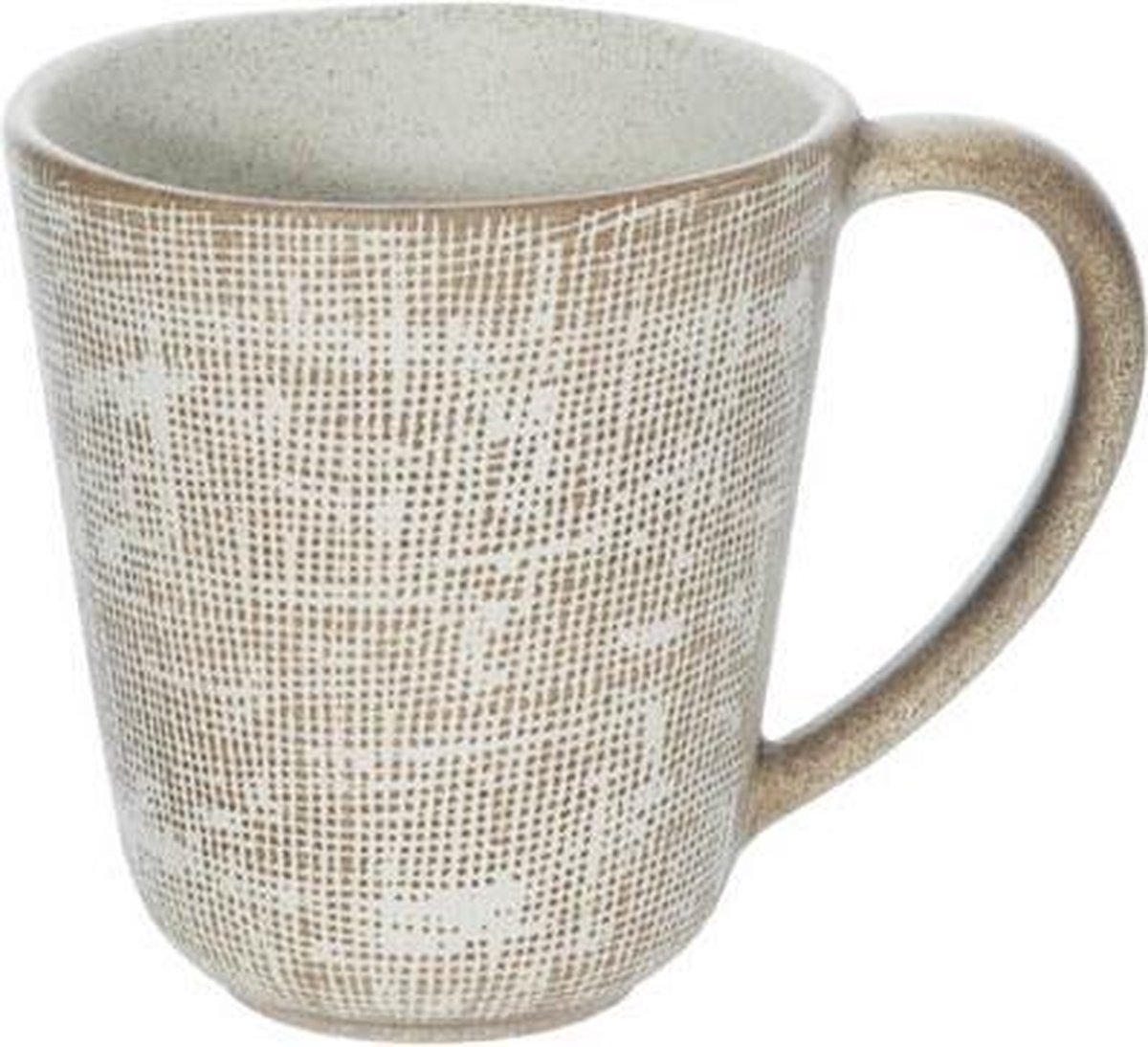 Tattersall Mok Beige D 9.5cm H 10cm
