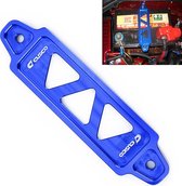 Universele auto korte roestvrijstalen batterijbinder klembeugel, afmeting: 17,2 x 4,4 x 1 cm (blauw)