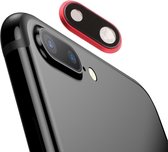 Let op type!! Back Camera Bezel with Lens Cover for iPhone 8 Plus (Red)
