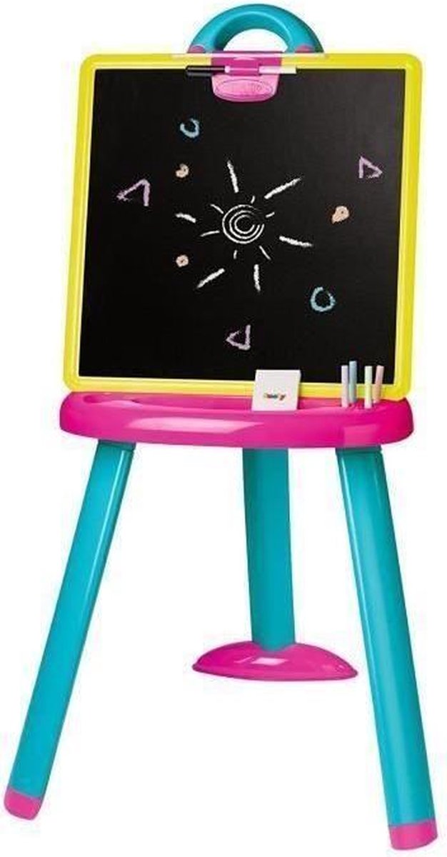 SMOBY Krijtbord - Whiteboard - Roze - inclusief accessoires