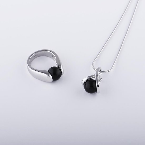 - Eligo Verwisselbaar Glas geslepen 8 mm Rond Zirkonia Champagne voor Zilveren Ring - 8 mm - ER8R017