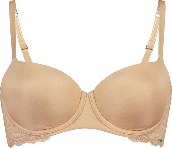 Hunkemöller Voorgevormde BH Angie demi fit - beige - Maat D80