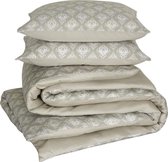 De Witte Lietaer Dekbedovertrek Lily 260 X 240 Cm Katoen Beige