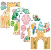 Petit Collage Pop-out 3D puzzel Zeemeerminnen Met Kasteel