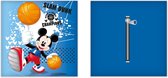 Disney Pyjamakussen Mickey Junior 40 X 40 Cm Polyester Blauw