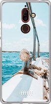 Nokia 7 Plus Hoesje Transparant TPU Case - Sailing #ffffff