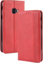 Samsung Galaxy Xcover 4 / 4s Hoesje - Coverup Vintage Book Case - Rood