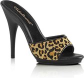 EU 37 = US 7 | POISE-501FUR | 5 Heel, 3/8 PF Slide, Leopard