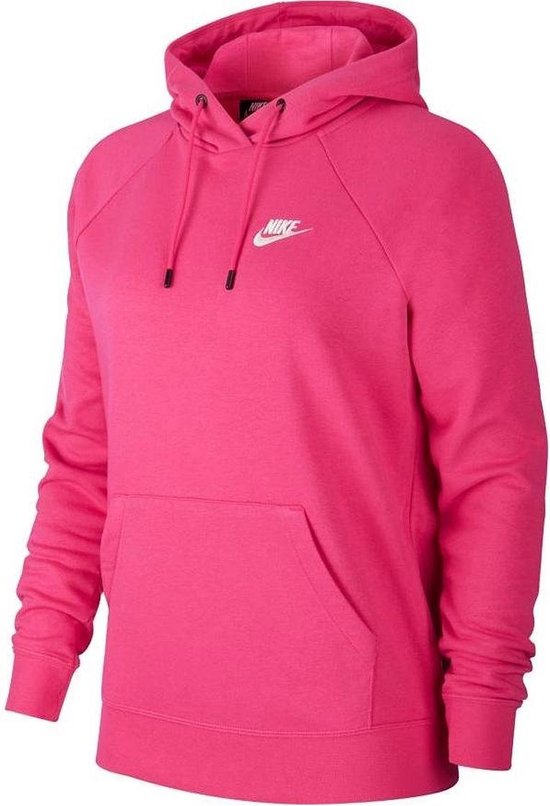 Nike - Essential Fleece Hoodie Wmns - Roze Hoodie - XL - Roze | bol.com