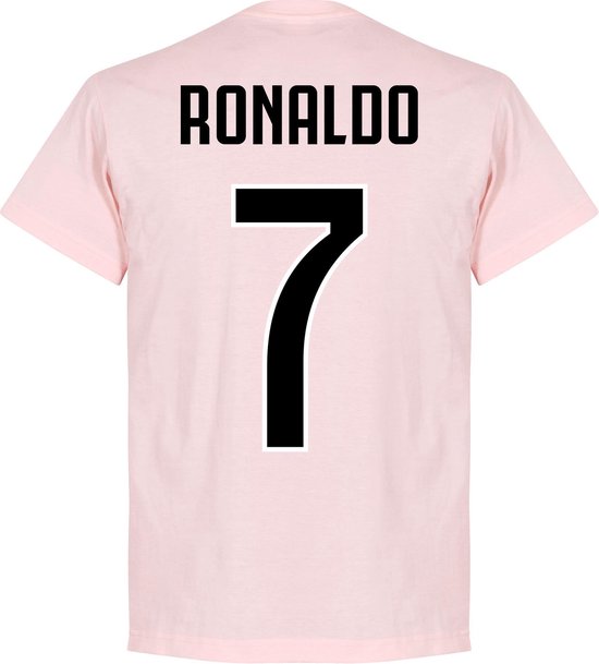 Juventus Ronaldo 7 Team T-Shirt - Roze - L | bol.com