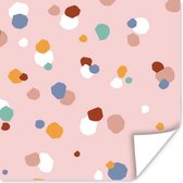 Poster Design - Kinderen - Roze - 75x75 cm
