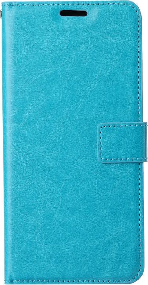 Bookcase Geschikt voor: Samsung Galaxy Xcover 5 - Turquoise - portemonnee hoesje