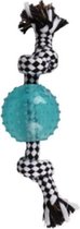 Flamingo djengo touw met bal tpr blauw  - 23 x 5 x 5cm