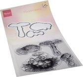 #4 Clear Stamp & die set Tiny's Mushrooms