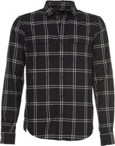 Scotch and Soda - Overhemd Geruit Donkerblauw - M - Heren - Regular-fit