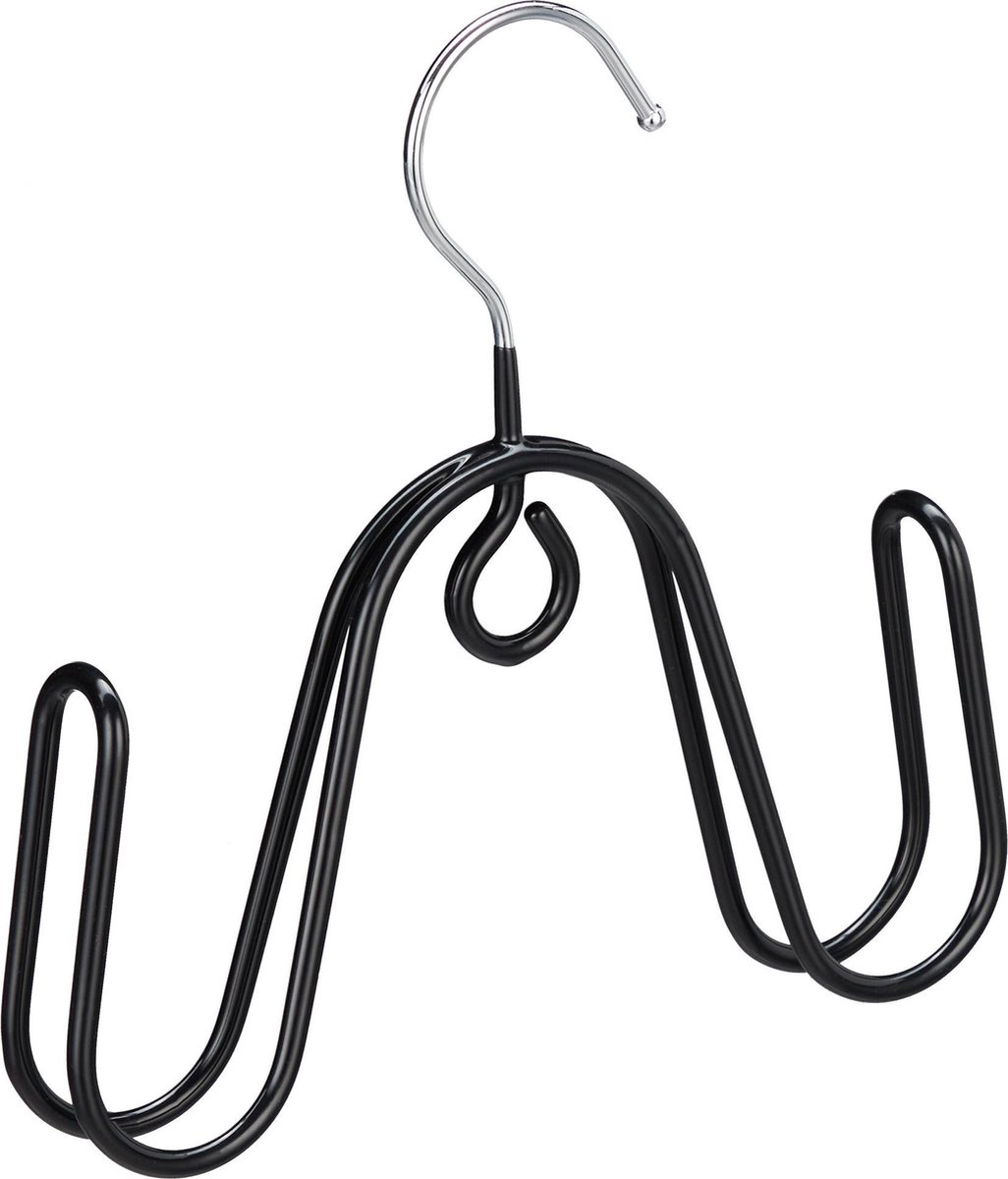 Relaxdays schoenen organizer - set - schoenenhanger - hanger voor schoenen - opbergsysteem - zwart