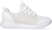 Calvin Klein Runner Sneaker Laceup Mesh Lage sneakers - Dames - Wit - Maat 40