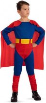 Carnival Toys Verkleedpak Hero Junior Textiel Blauw/rood Mt 138