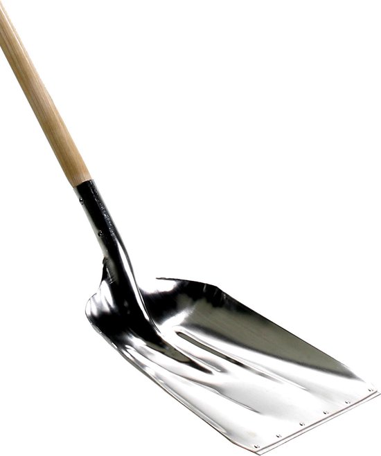 Talen Tools - Schop - Karlstad - Aluminium - Met slijtstrip - Essenhouten steel - 135 cm van Talen Tools — afbeelding 4