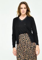 LOLALIZA Cardigan - Zwart - Maat L