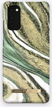 iDeal of Sweden Fashion Case voor Samsung Galaxy S20 Cosmic Green Swirl