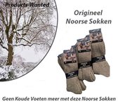 Origineel Noorse Sokken 6 Paar - Maat 39-42