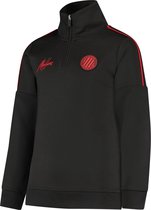 Malelions Junior Sport Quarterzip - Black/Red