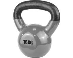 Urban Fitness Cast Iron Kettlebell Zilver - 16kg