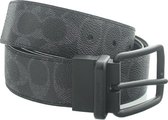 Coach Harness Buckle Cut-to-size Reversible Black 38mm Belt