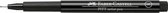 Faber-Castell fineliner - Pitt Artist Pen - S - zwart - FC-167199