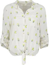 DEELUXE Citroengeknoopte Blouse LIMONA Print Lemon