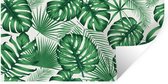 Stickers muraux - Tropical - Jungle - Feuilles - 40x20 cm - Film Adhésif