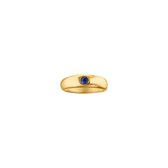 Favs Doopring 8 karaat geelgoud One Size Blauw 32002919